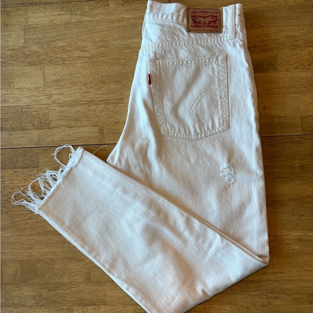 Levi's White Jeans